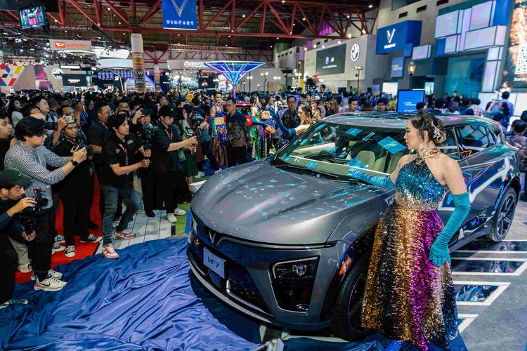 VinFast resmi debut di Indonesia pada Indonesia International Motor Show (IIMS) 2024, Kamis (15/2/2024)