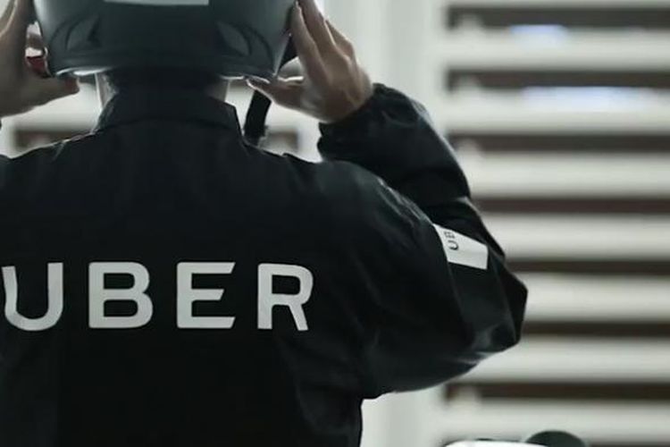 Uber Motor resmi diluncurkan Uber di Jakarta, Selasa (12/4/2016)