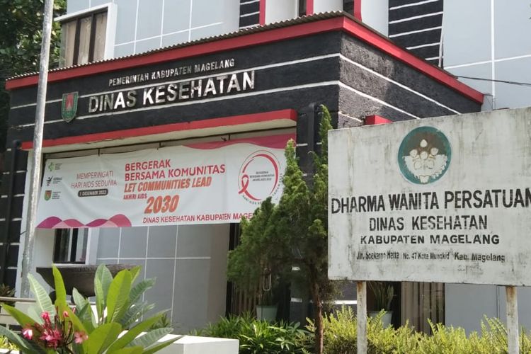 Kantor Dinas Kesehatan Kabupaten Magelang, Rabu (10/1/2024).
