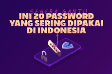 INFOGRAFIK: Ini 20 Password yang Sering Dipakai di Indonesia