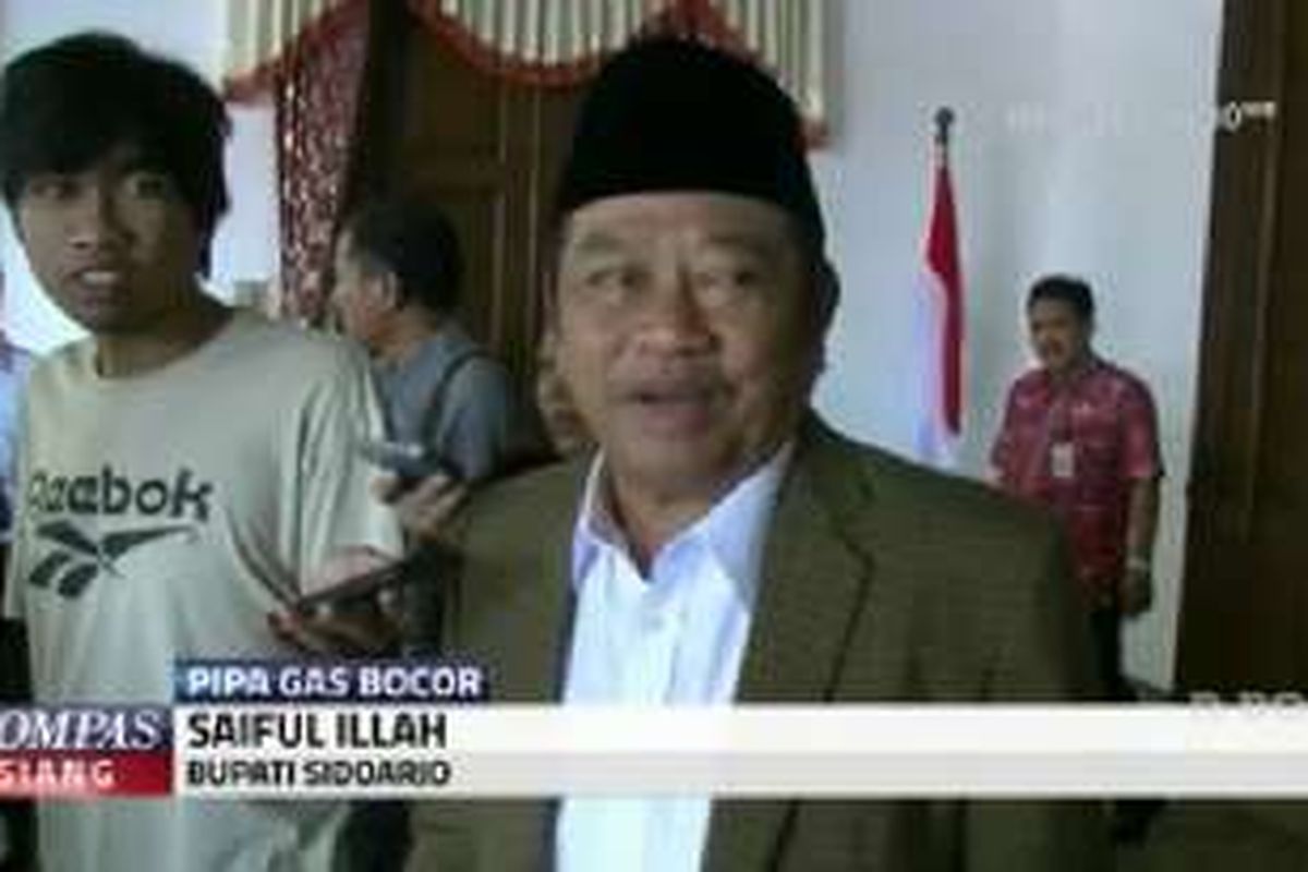 Bupati Sidoarjo Saiful Ilah.