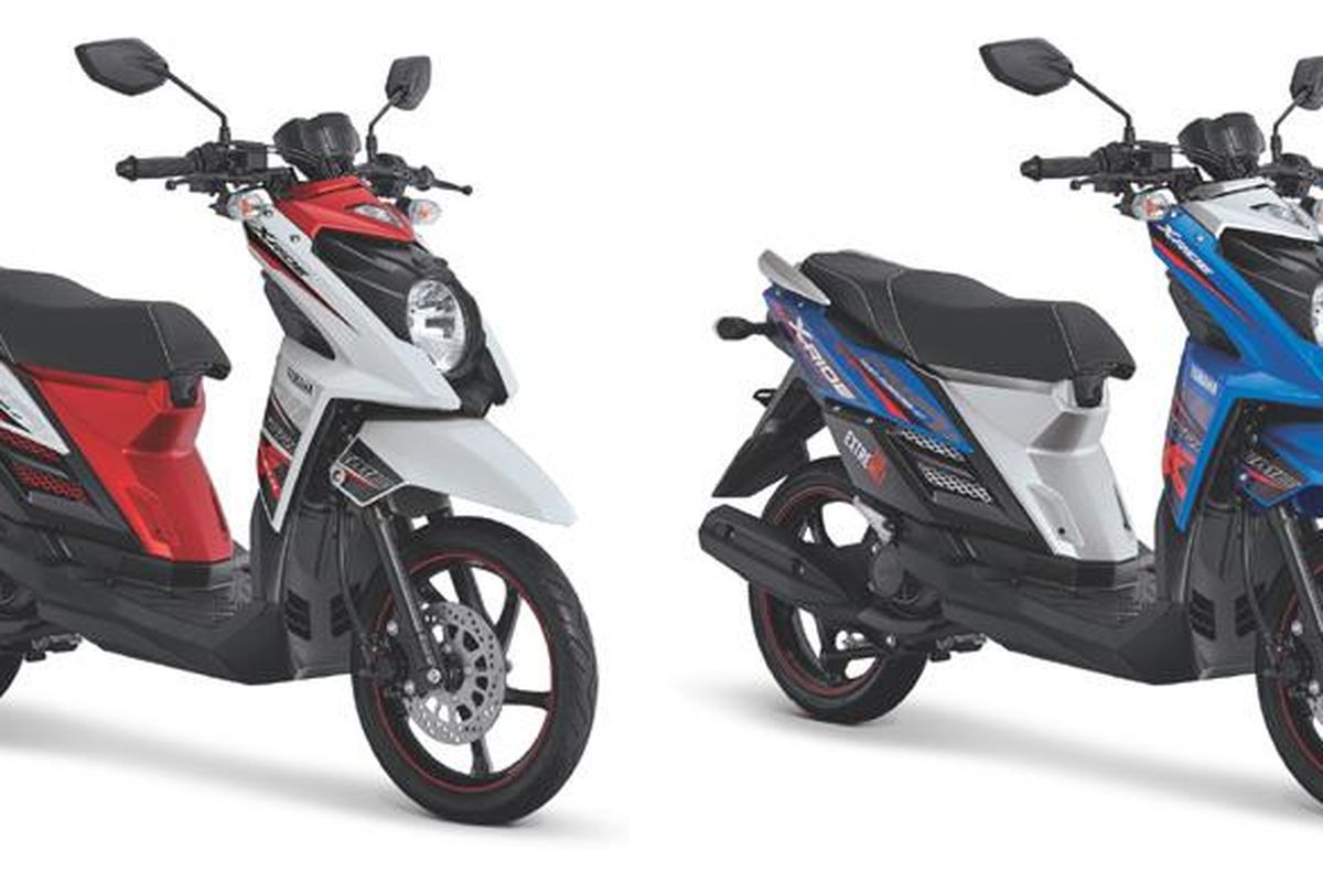 warna baru Yamaha X-Ride yang lebih segar.