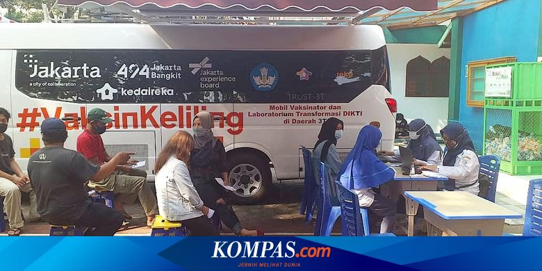 Jadwal dan Lokasi Mobil Vaksin Keliling dan Sentra Mini di Jakarta, Sabtu 4 September - Vimarsana News