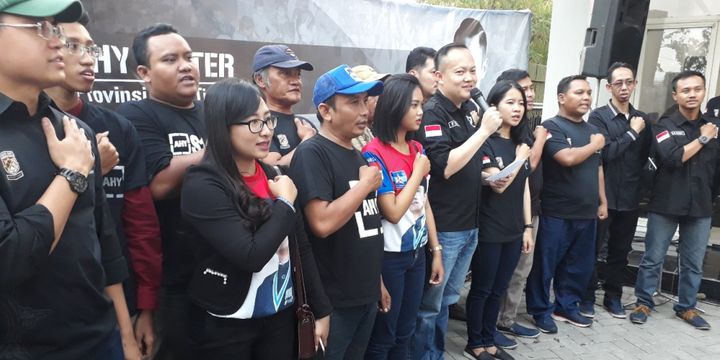 Relawan Cakra AHY Jatim deklarasi dukung AHY di Pilpres 2019