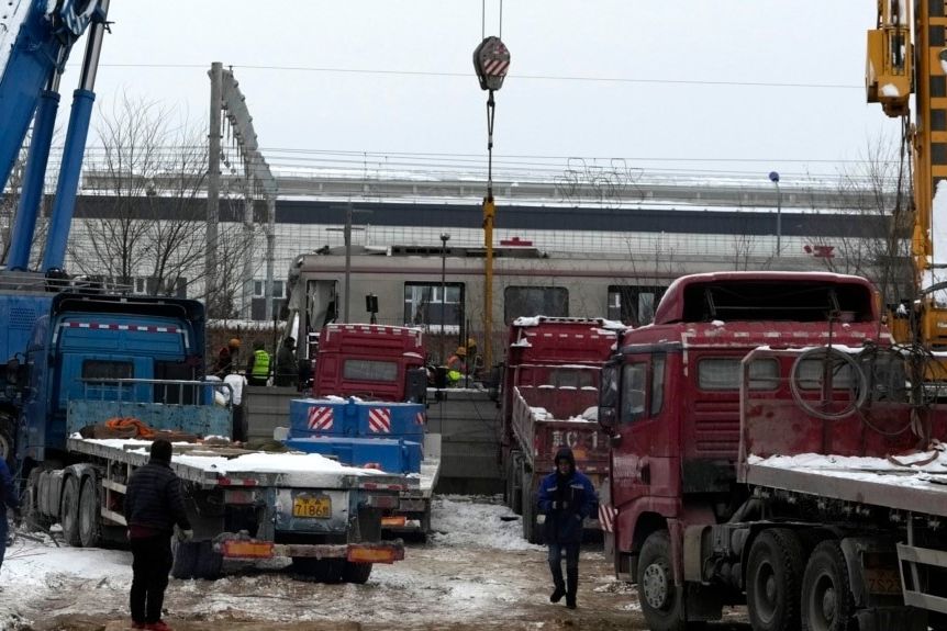 Salju Tebal Landa Beijing, 515 Orang Terluka akibat Tabrakan Kereta