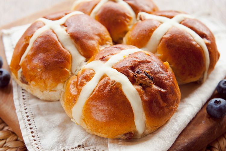 Sajian spesial Paskah ala Inggris, hot cross buns