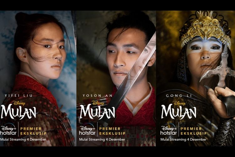 Poster film live-action Mulan.