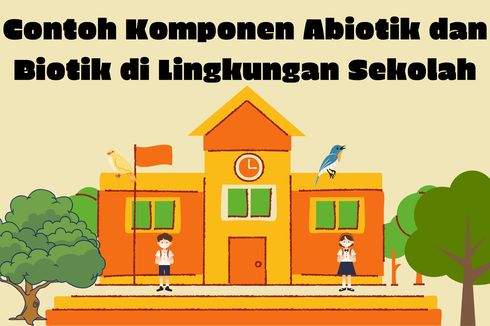 Contoh Komponen Abiotik dan Biotik di Lingkungan Sekolah