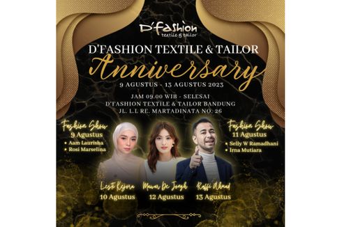 Anniversary D’Fashion Bandung, Tebar Pesta Diskon dan Hiburan dari Artis Top