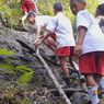 Cerita Murid SD di NTT, Naik Tangga Kayu Lewati Tebing supaya Lebih Cepat Sampai ke Sekolah