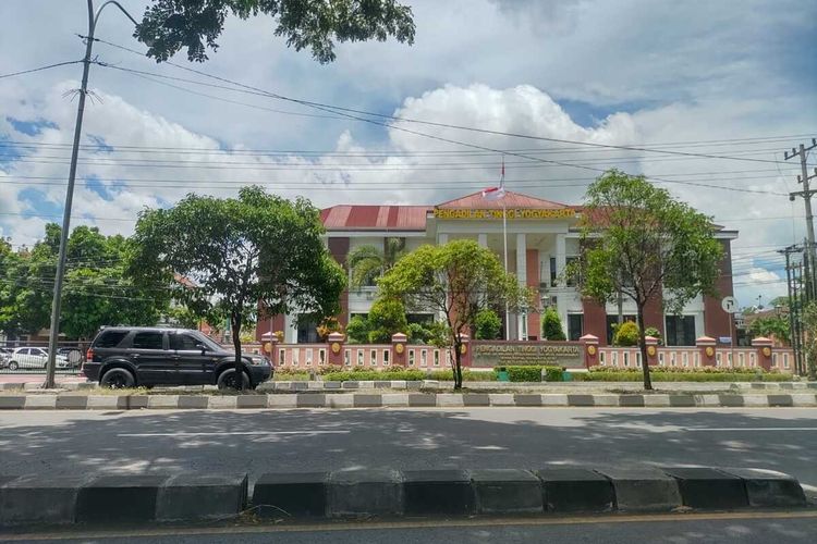 Suasana Pengadilan Tinggi Yogyakarta pada Senin (18/3/2024)