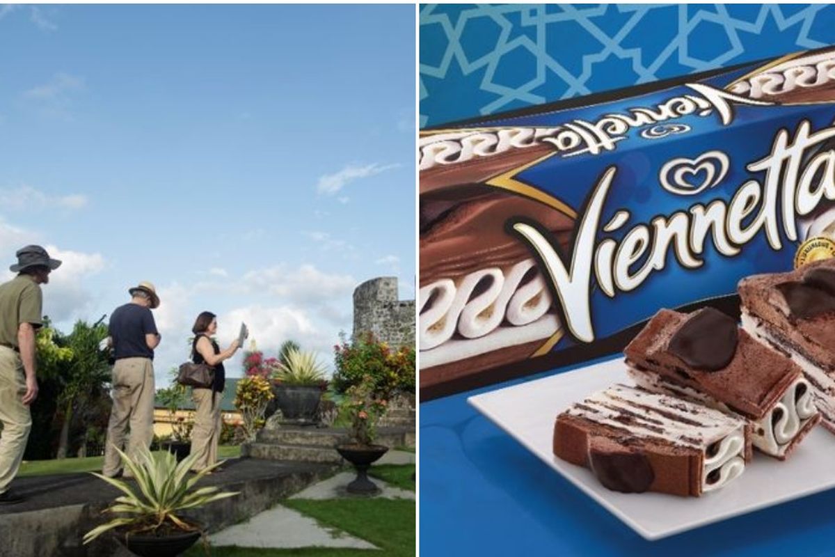 Turis asing dan Es Krim Viennetta