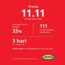 Promo 11.11, IKEA Beri Potongan Harga hingga 33 Persen untuk 111 Produk Menarik