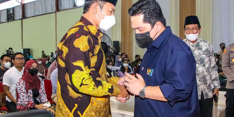 Bagaimana Bisa? Kunjungi Lamongan, Erick Thohir Sebut Generasi Muda Tulang Punggung Kemajuan Indonesia
