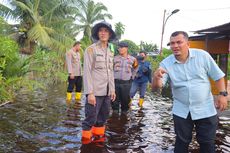 75 TPS Pemilu di Rokan Hilir Terendam Banjir
