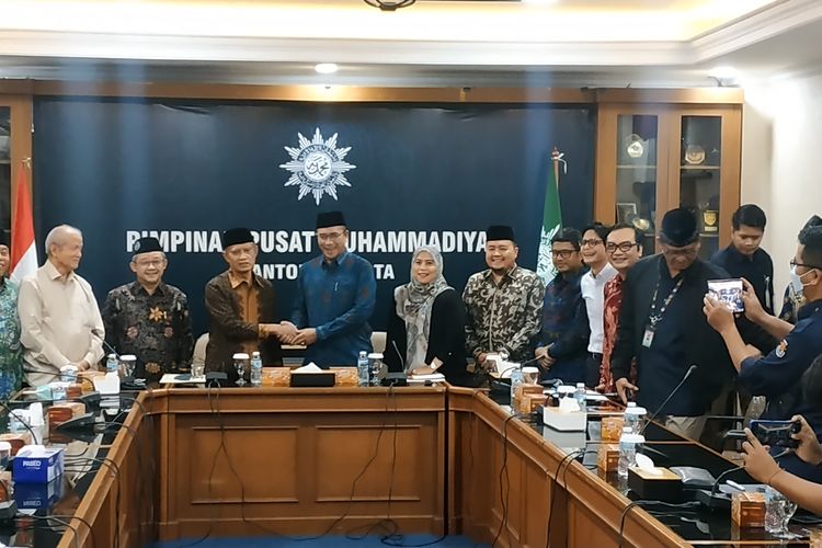 Pimpinan Pusat (PP) Muhammadiyah menerima audiensi jajaran komisioner Komisi Pemilihan Umum (KPU) RI pada Selasa (3/1/2022).