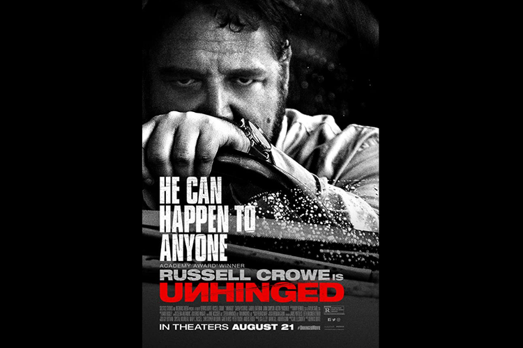 Russell Crowe dalam film thriller Unhinged (2020).