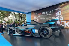 Replika Mobil Balap Formula E Mejeng Lagi di CFD Pekan Depan