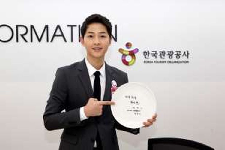 Song Joong Ki, aktor dalam drama ”The Descendant of the Sun”, ditunjuk sebagai Duta Kehormatan Pariwisata Korsel. 