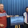 Menilik Lukisan Gunung Ciremai Karya SBY, Dibuat Selama 1 Jam 15 Menit dari Kamar Hotel di Cirebon