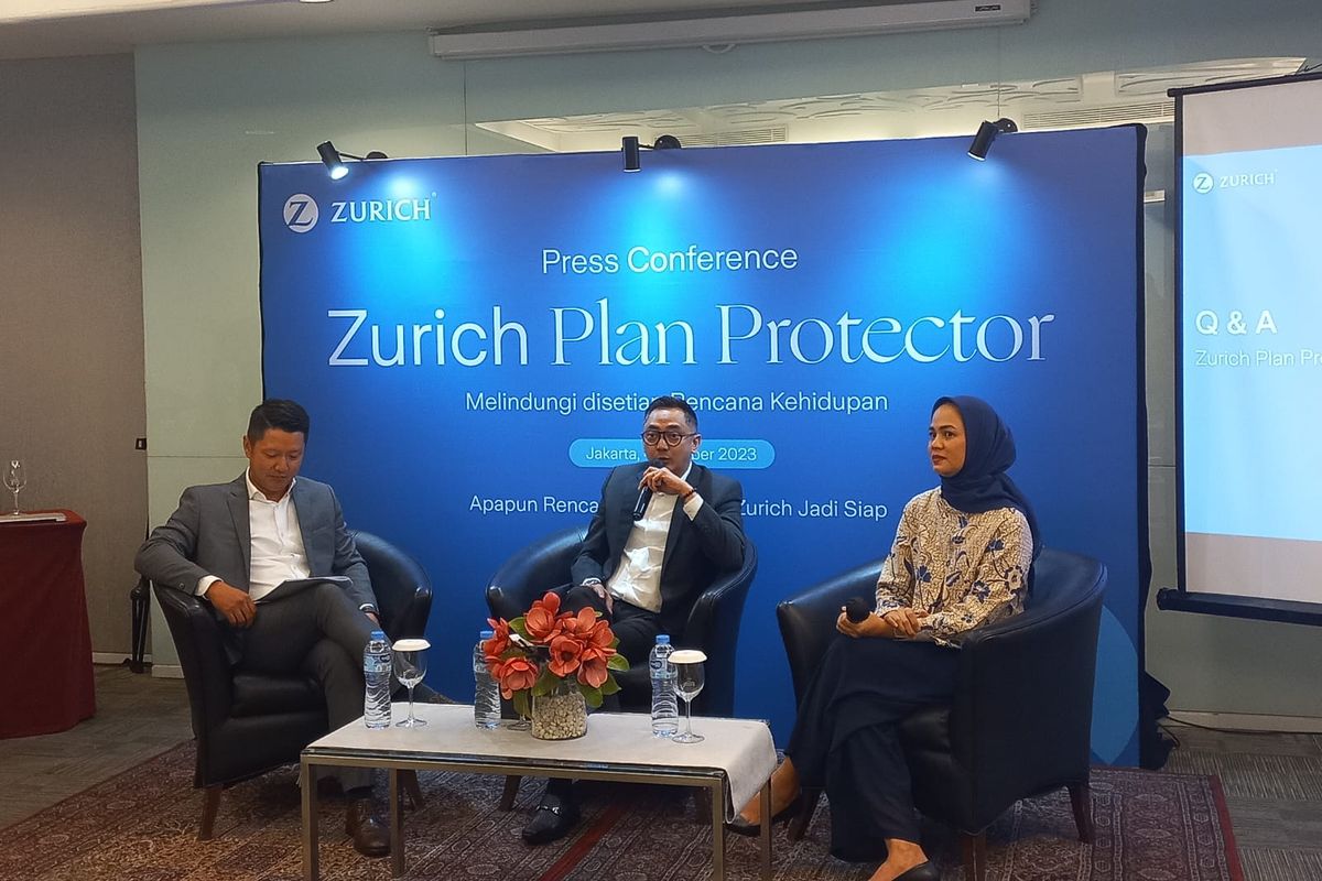 Konferensi pers Peluncuran Produk Zurich Plan Protector, Rabu (4/9/2023)