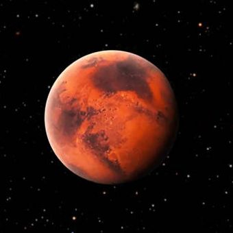 Ilustrasi Planet Mars. NASA menemukan bukti tanda-tanda kehidupan di Planet Mars.