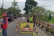 Jembatan Kali Ketek Kebumen Ambles, Jalur Nasional III Karanganyar Diberlakukan Buka-Tutup