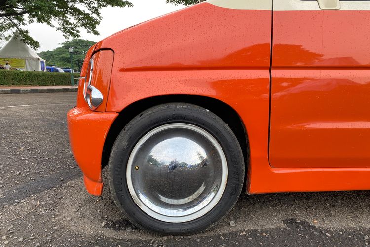 modifikasi Karimun bergaya retro klasik 