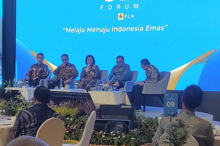 Empat Menteri Kabinet Indonesia Maju jadi narasumber dalam diskusi panel Kompas100 CEO Forum