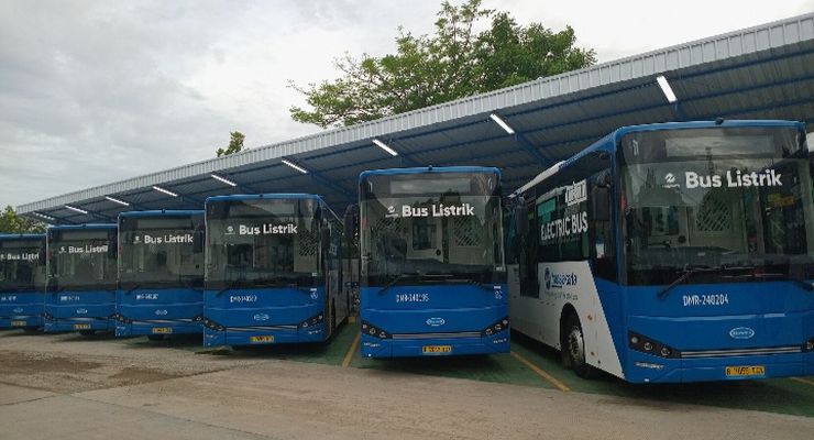 Tiap Hari, ASN Otorita IKN Naik Bus Listrik ke Kantor