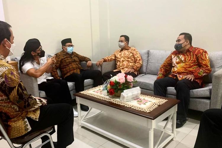 Bupati Blora, Arief Rohman bertemu dengan gubernur DKI Jakarta, Anies Baswedan jajaki potensi peternakan dan pertanian