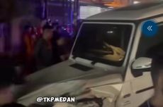 Heboh Mercy Tabrak Avanza, Innova, dan Motor di Medan, 2 Terluka