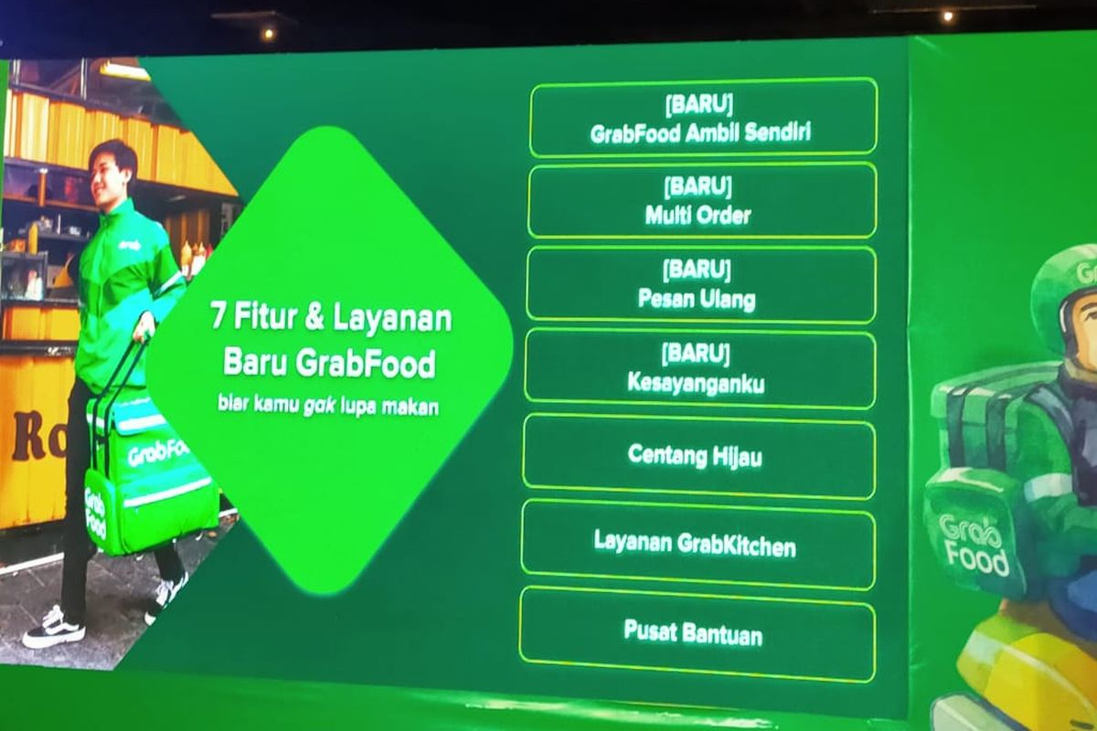 Grab luncurkan tujuh fitur dan layanan GrabFood yang memudahkan masyarakat dalam memesan makanan.