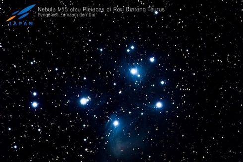 Malam Ini, Konjungsi Bulan dan Pleiades Si Bintang Tsuraya dari Konstelasi Taurus
