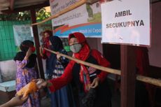 Ada Warung Sembako Gratis di Cianjur, Silakan Ambil Secukupnya