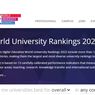 14 Perguruan Tinggi Terbaik Indonesia Versi THE WUR 2022 