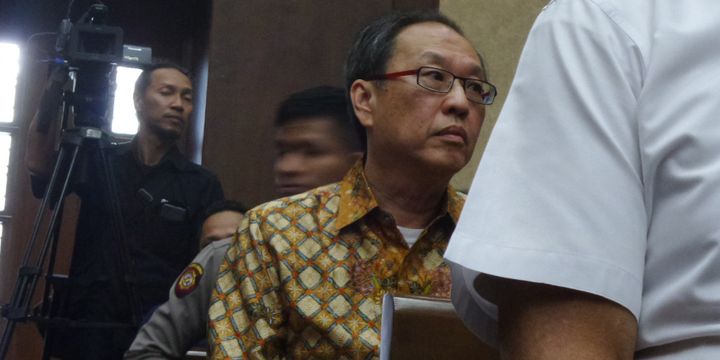 Made Oka Masagung saat bersaksi di Pengadilan Tipikor Jakarta, Senin (13/11/2017).