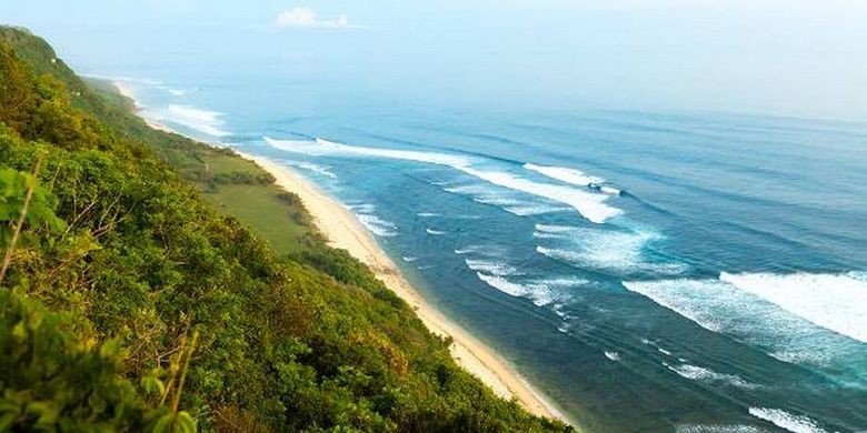 Nyang Nyang Beach in Bali is listed as one of the most beautiful beaches in the world that must be visited in 2018, by CNN international travel. 