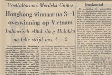 Kilas Balik Duel Pertama Indonesia Vs Malaysia di Merdeka Games 1957