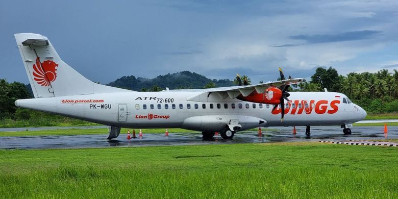 Wings Air di Melonguane, Kepulauan Talaud, Sulawesi Utara.