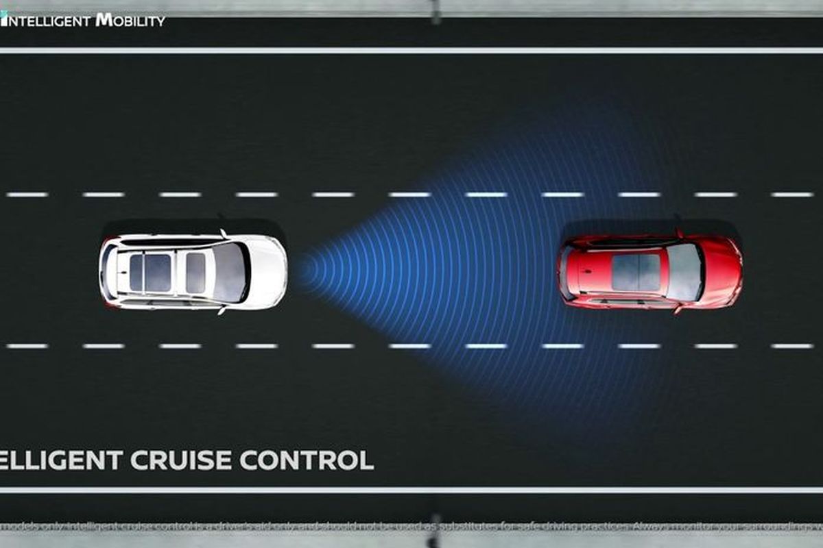 Teknologi terbaru Nissan, yaitu Intelligent Cruise Control 