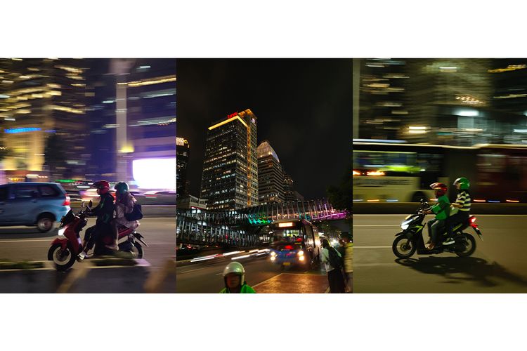 Sibuknya lalu-lintas Kota Jakarta di sore menjelang malam hari. Para pekerja dari berbagai kalangan profesi berbondong-bondong pulang menggunakan kendaraan roda dua, roda empat, hingga transportasi umum