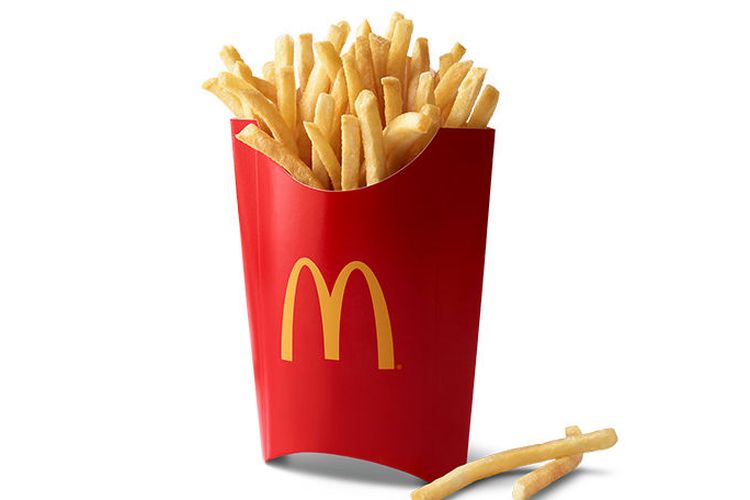 Porsi besar dari menu french fries Mcdonald's. [McDonald's]