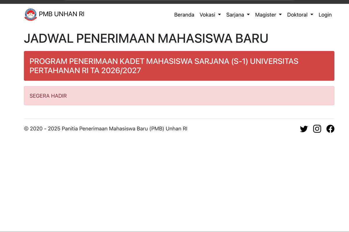 Pendaftaran Universitas Pertahanan 2026 Masih Dibuka, Kuliah Gratis dan Lulus Berpangkat Letda