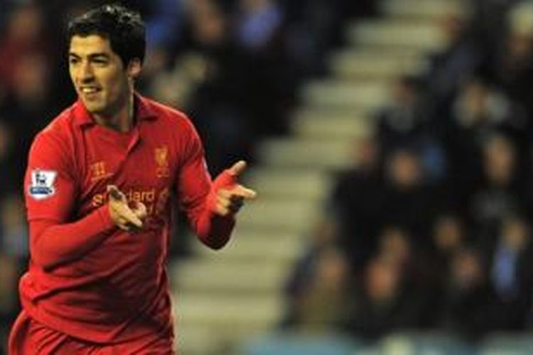 Striker Liverpool asal Uruguay, Luis Suarez.