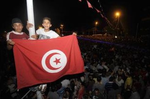 Polisi Tunisia Gunakan Gas Air Mata untuk Bubarkan Demonstrasi