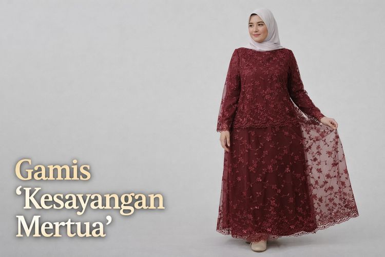 Gamis mertua series Kesayangan mertua