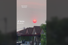 Viral, Video Matahari di Malaysia Berwarna Merah, Fenomena Apa Itu?