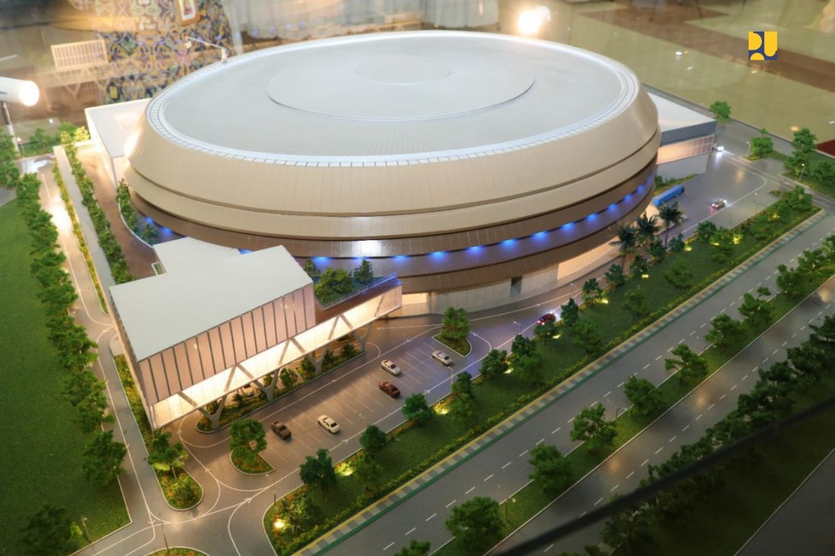 Desain Indoor Multifunction Stadium (IMS) di Kompleks GBK, calon venue Piala Dunia Bola Basket 2023