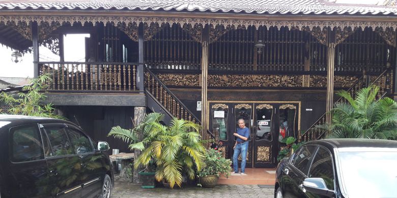 Rumah Limas milik Kms HA Aziz Hamid di Jalan Demang Lebar Daun nomor 51, Palembang, Selasa (8/5/2018).